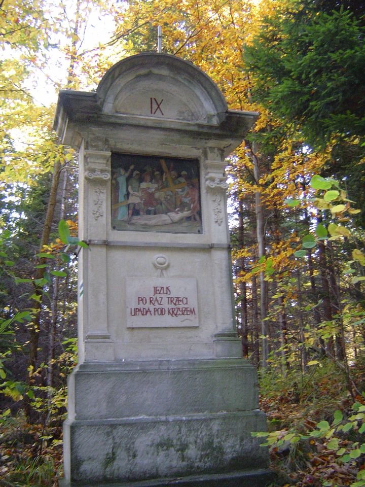 Bardo - Kalwaria - droga krzyżowa - górska kaplica MB s002 - PTTK Strzelin