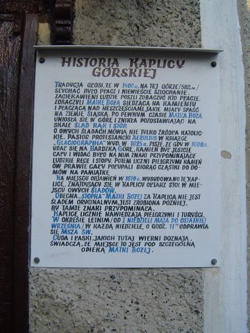 Bardo - Kalwaria - droga krzyżowa - górska kaplica MB s35 - PTTK Strzelin