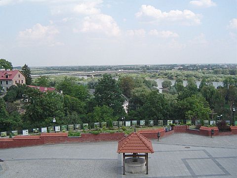 Sandomierz - widok z okna zamkowego