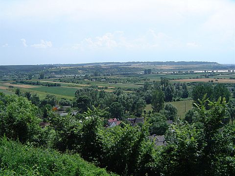 Janowiec - widok spod zamku w stron� Wis�y