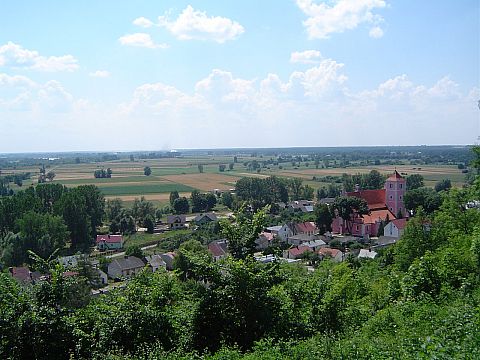 Widok na Janowiec spod zamku