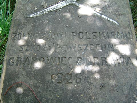 Grabowiec - mogi�a �o�nierzy poleg�ych w I wojnie �wiatowej