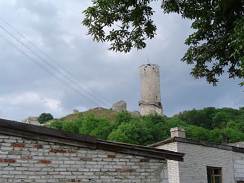 I��a - widok na zamek od muzeum