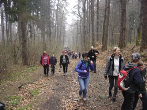 Rajd na �l�� - na szlaku czerwonym s050 - PTTK Strzelin