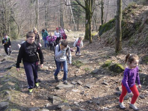 Rajd na �l�� - na szlaku czerwonym s082 - PTTK Strzelin