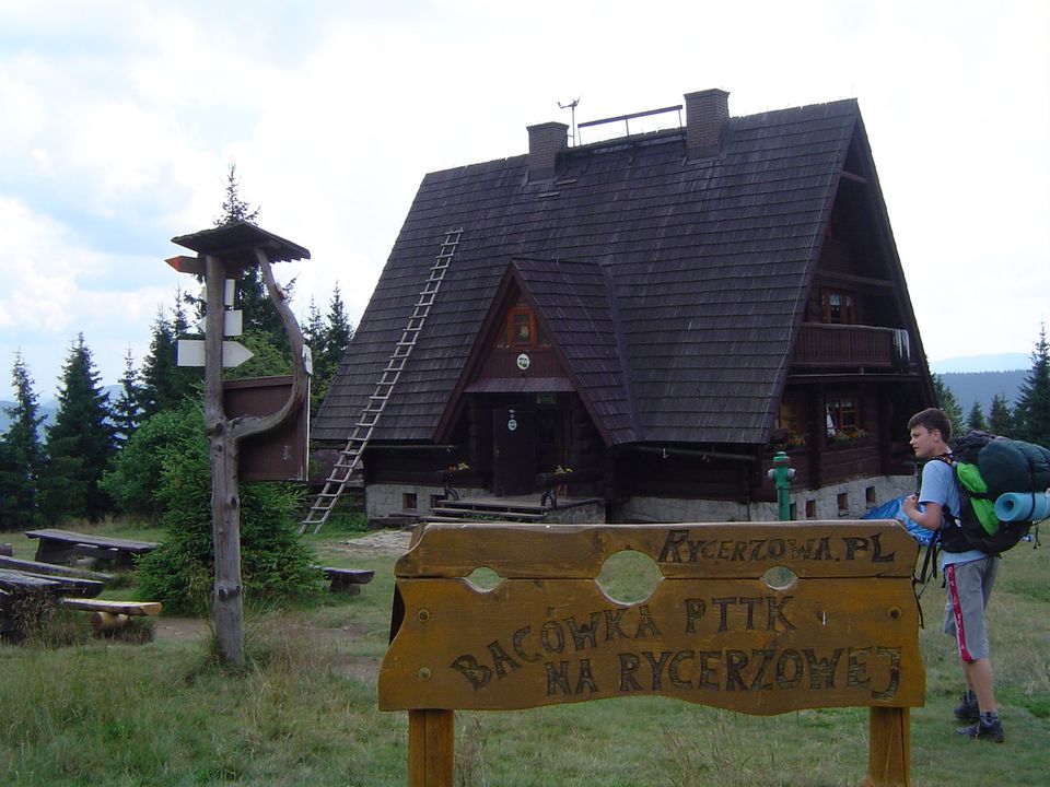 obóz wędrowny beskid żywiecki s002 - PTTK Strzelin