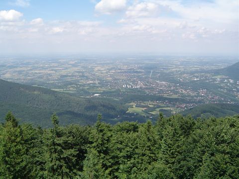 Wielka Czantoria - widok z czeskiej wie�y widokowej s019 - PTTK Strzelin