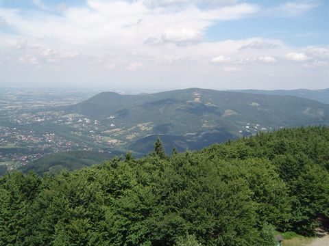 Wielka Czantoria - widok z czeskiej wie�y widokowej s020 - PTTK Strzelin