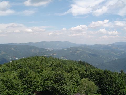 Wielka Czantoria - widok z czeskiej wie�y widokowej s022 - PTTK Strzelin