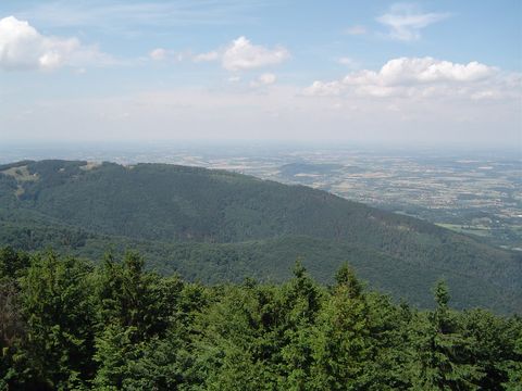 Wielka Czantoria - widok z czeskiej wie�y widokowej s033 - PTTK Strzelin