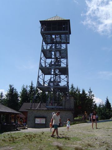 Wielka Czantoria - czeska wie�a widokowa s035 - PTTK Strzelin