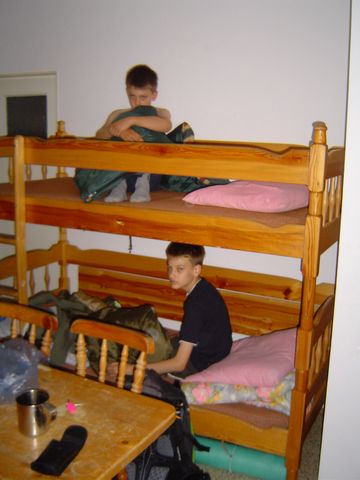 Ob�z w�drowny - schronisko pod Klimczokiem