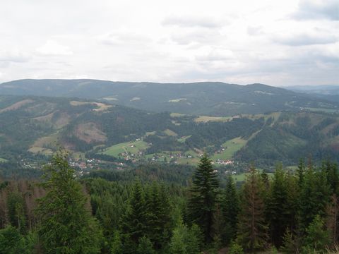 Panorama ze szczytu Smerekowiec