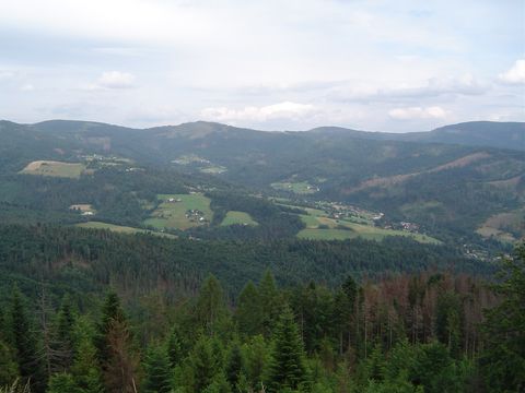 Panorama ze szczytu Smerekowiec