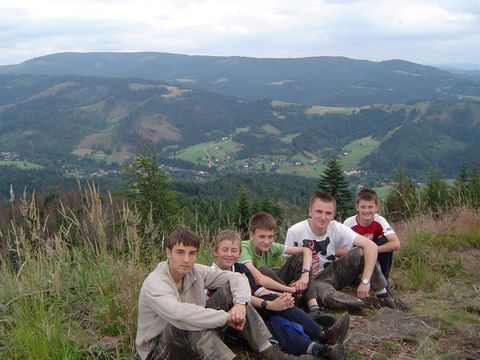 Ob�z w�drowny - na Smerekowcu