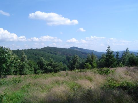 Sosz�w Wielki - panorama ze szczytu w stron� Sto�ka Wielkiego