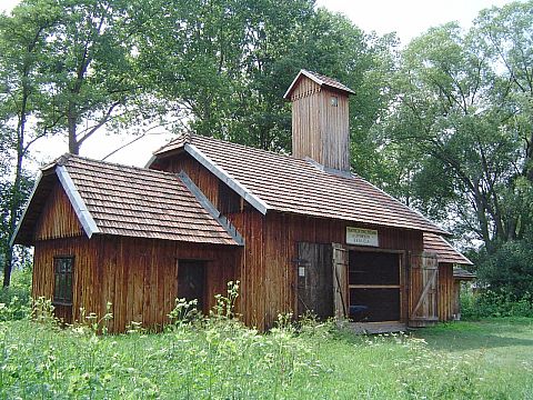 Sanok - skansen - remiza straacka s066 - PTTK Strzelin