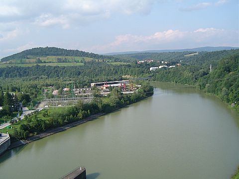 Solina - widok z zapory