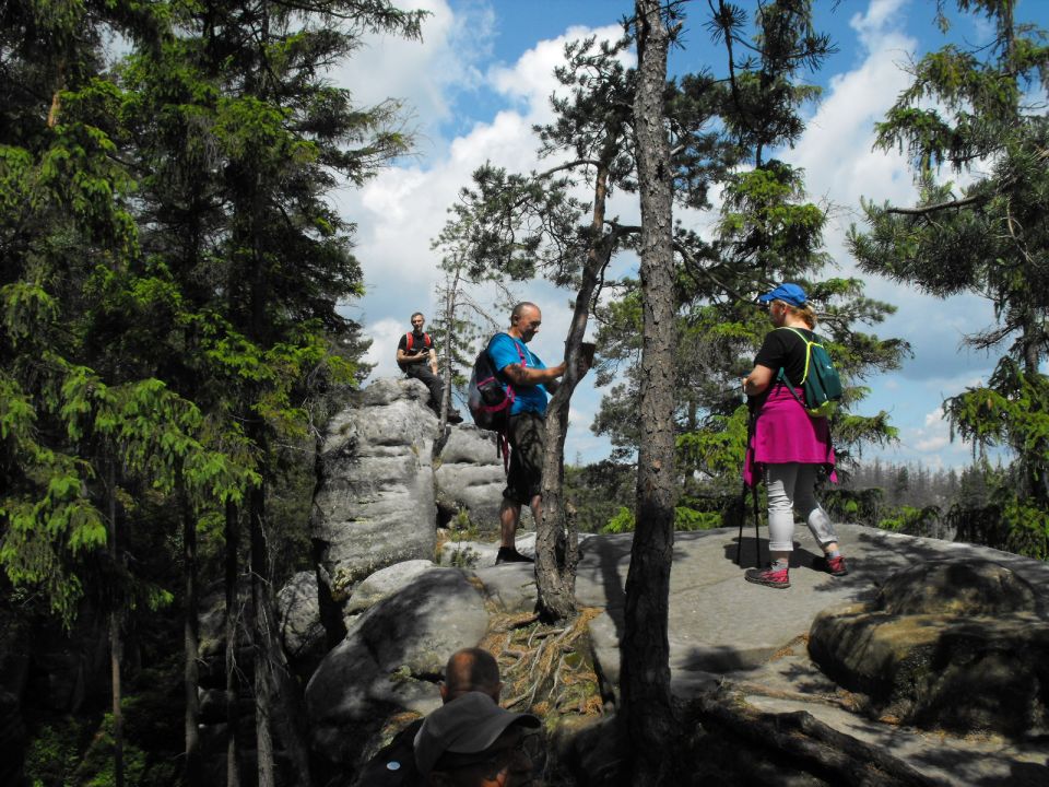 Wycieczka Broumovská vrchovina s002 - PTTK Strzelin