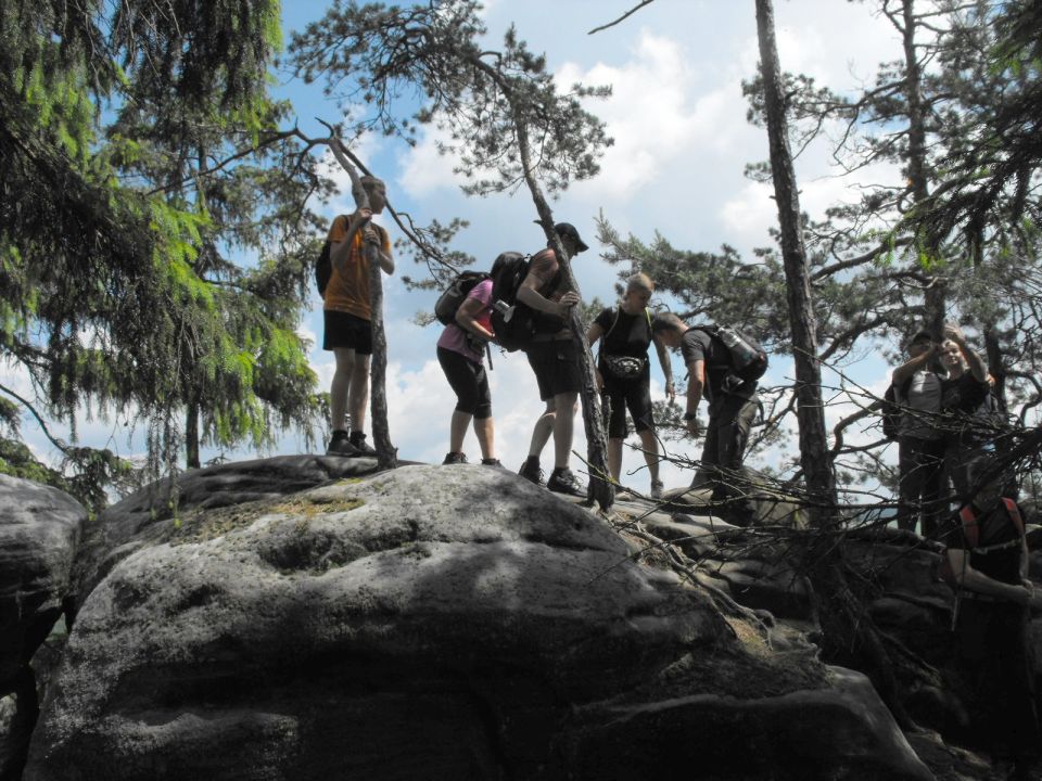 Wycieczka Broumovská vrchovina s002 - PTTK Strzelin