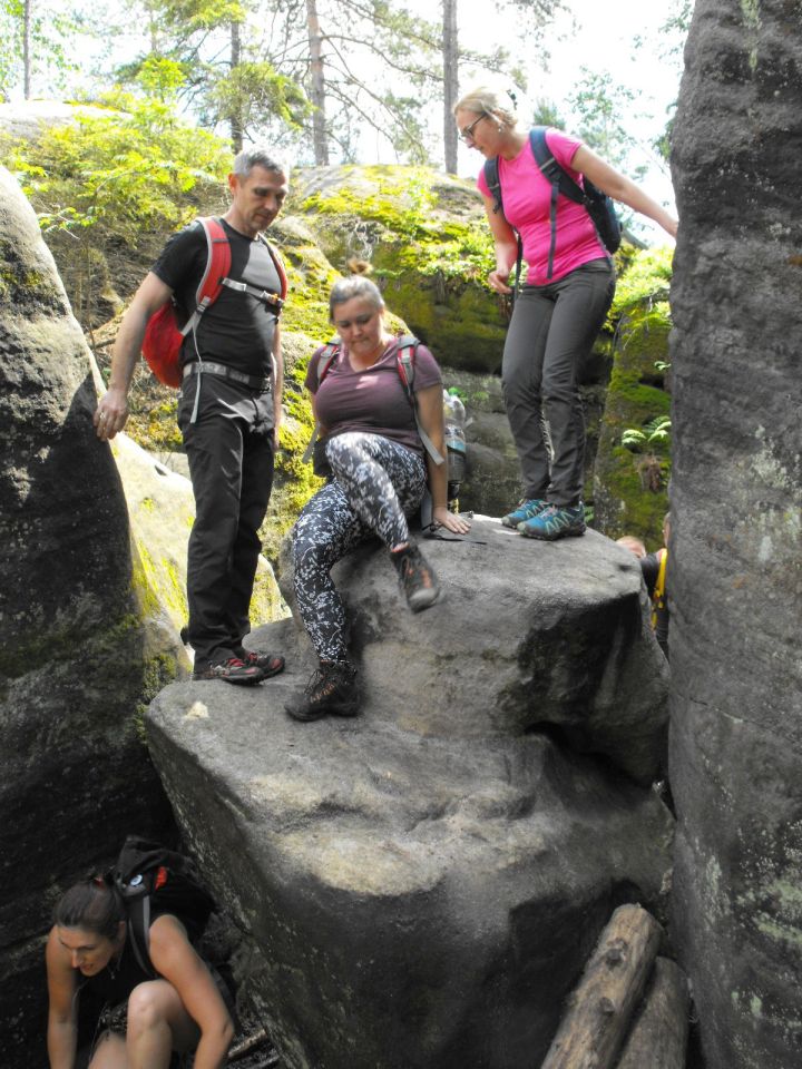 Wycieczka Broumovská vrchovina s002 - PTTK Strzelin