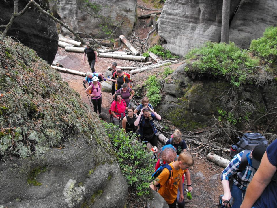 Wycieczka Broumovská vrchovina s002 - PTTK Strzelin