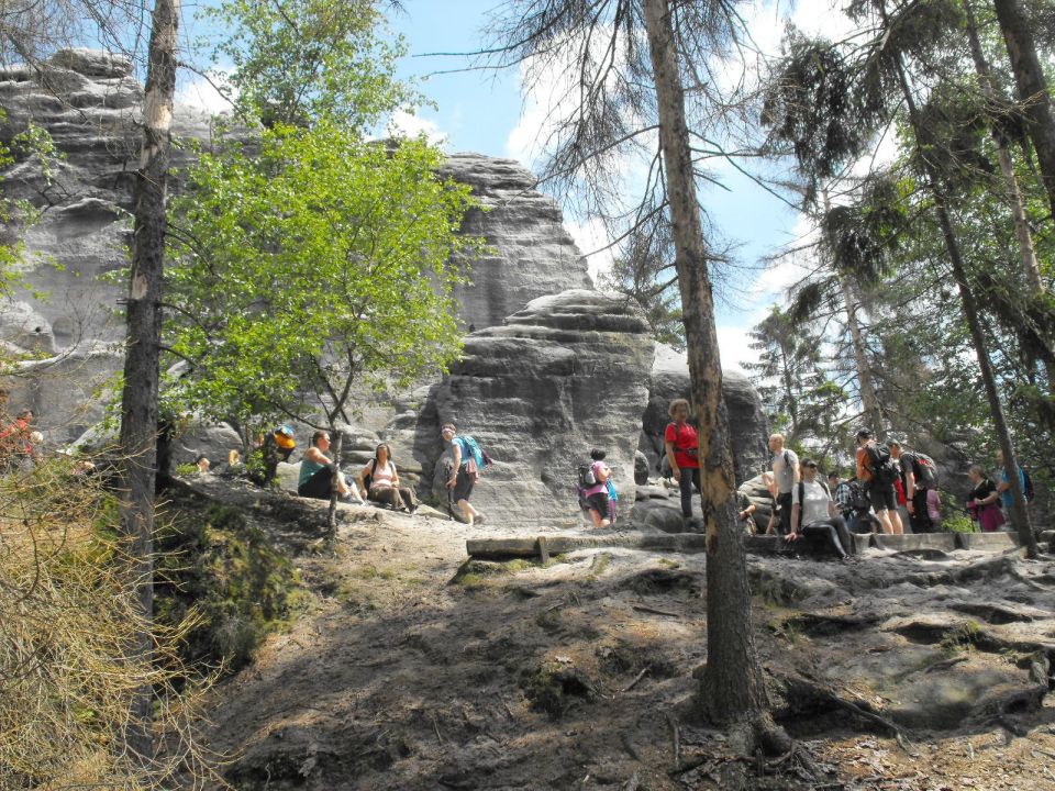 Wycieczka Broumovská vrchovina s002 - PTTK Strzelin