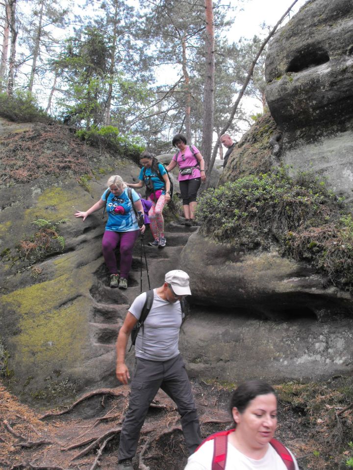 Wycieczka Broumovská vrchovina s002 - PTTK Strzelin