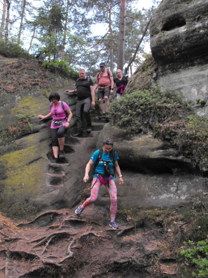 Wycieczka Broumovská vrchovina s002 - PTTK Strzelin