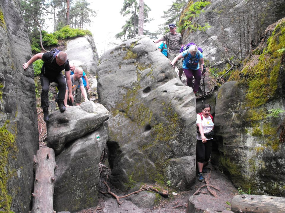 Wycieczka Broumovská vrchovina s002 - PTTK Strzelin