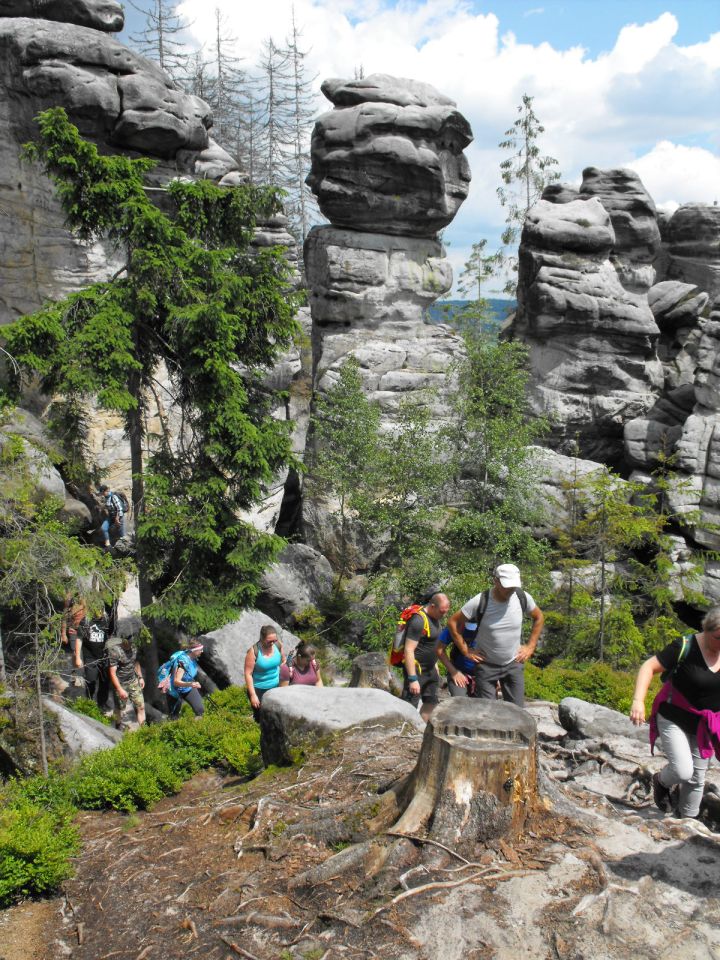 Wycieczka Broumovská vrchovina s002 - PTTK Strzelin