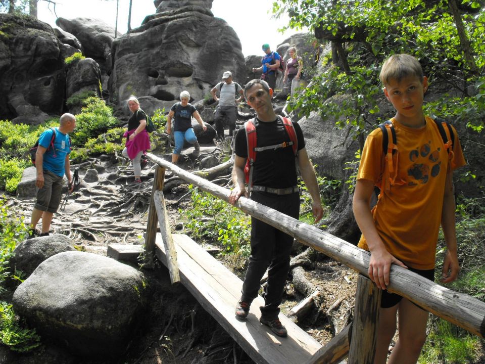 Wycieczka Broumovská vrchovina s002 - PTTK Strzelin