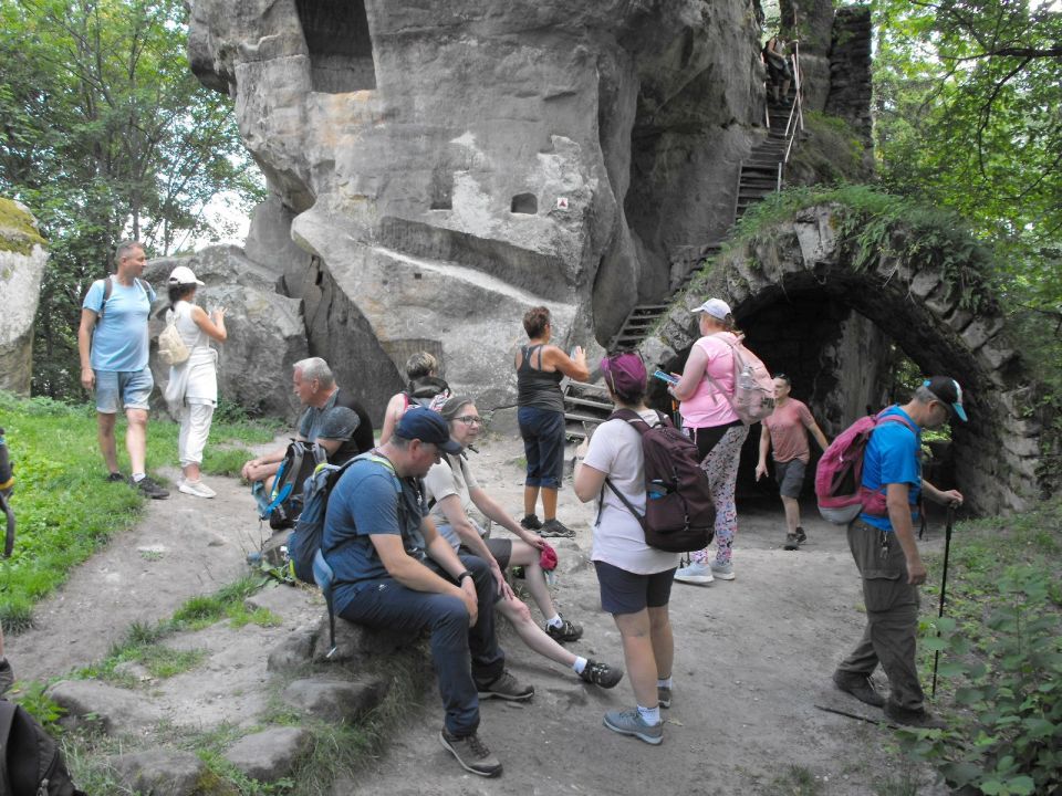 Wycieczka Broumovská vrchovina s002 - PTTK Strzelin