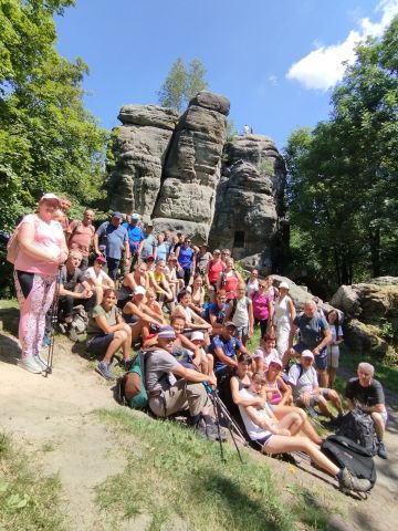 Wycieczka Broumovská vrchovina s77 - PTTK Strzelin