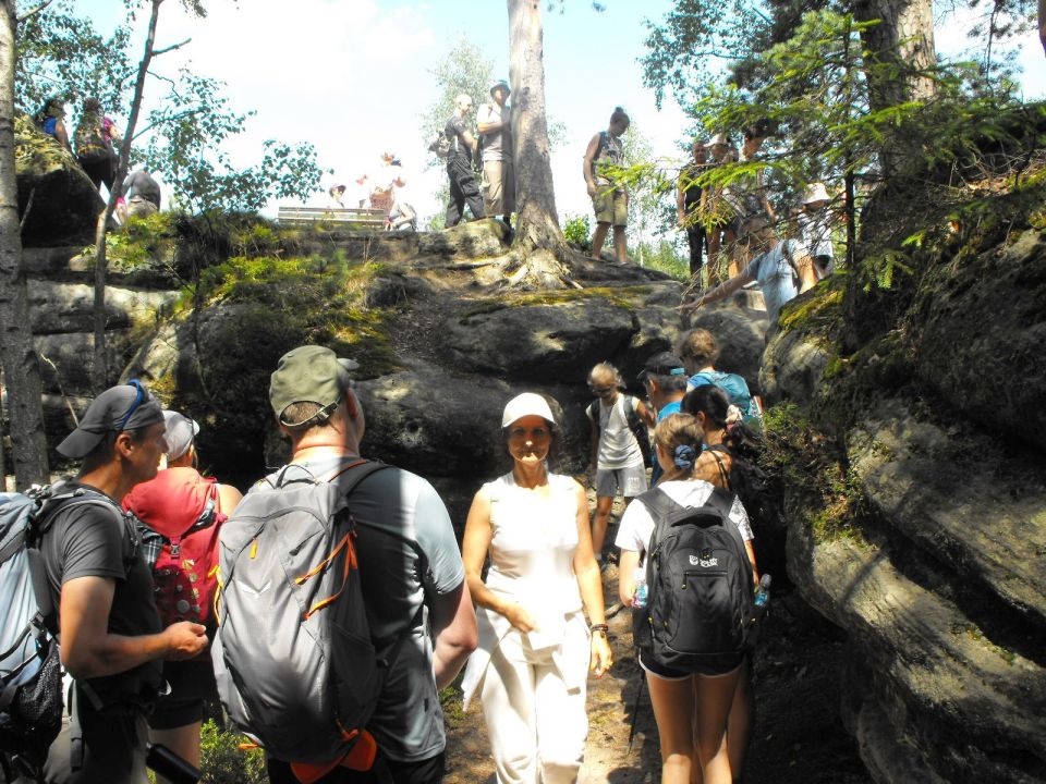 Wycieczka Broumovská vrchovina s002 - PTTK Strzelin