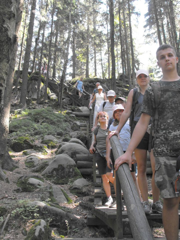 Wycieczka Broumovská vrchovina s002 - PTTK Strzelin