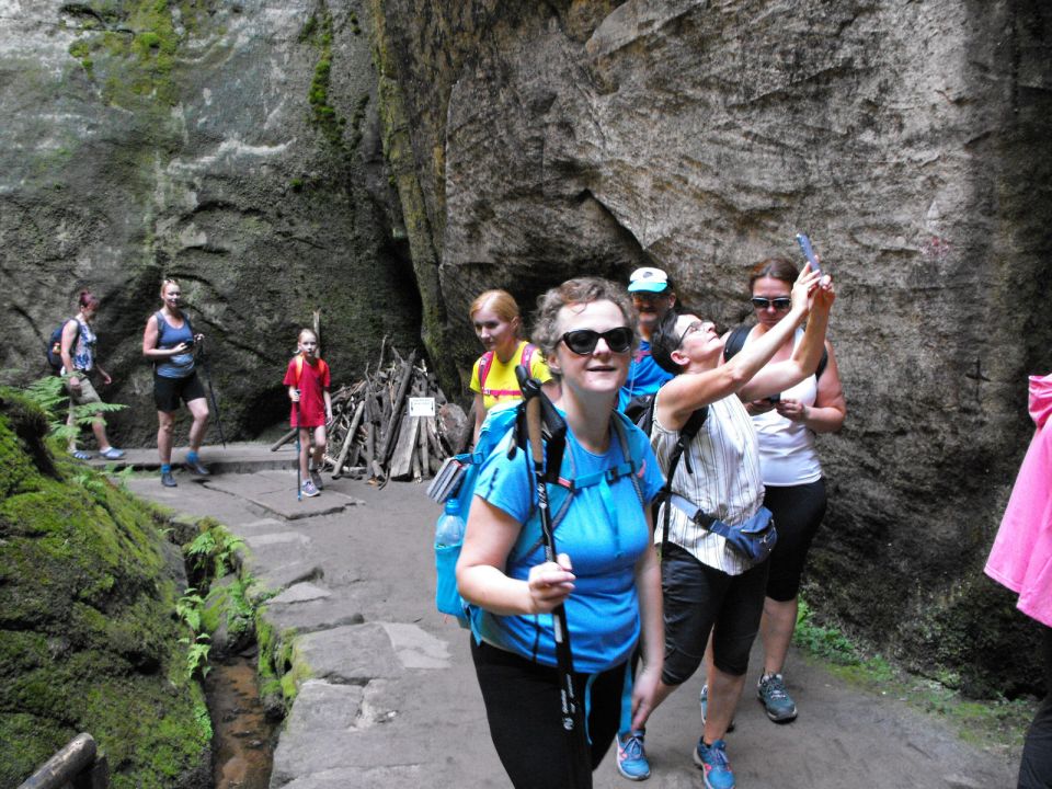 Wycieczka Broumovská vrchovina s002 - PTTK Strzelin