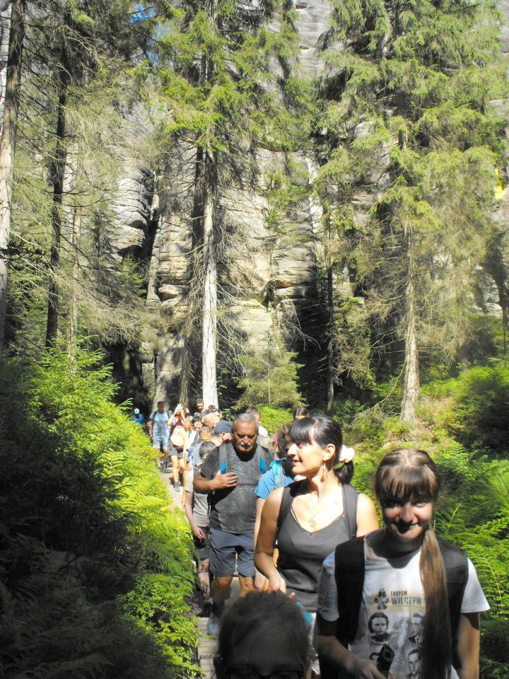 Wycieczka Broumovská vrchovina s002 - PTTK Strzelin