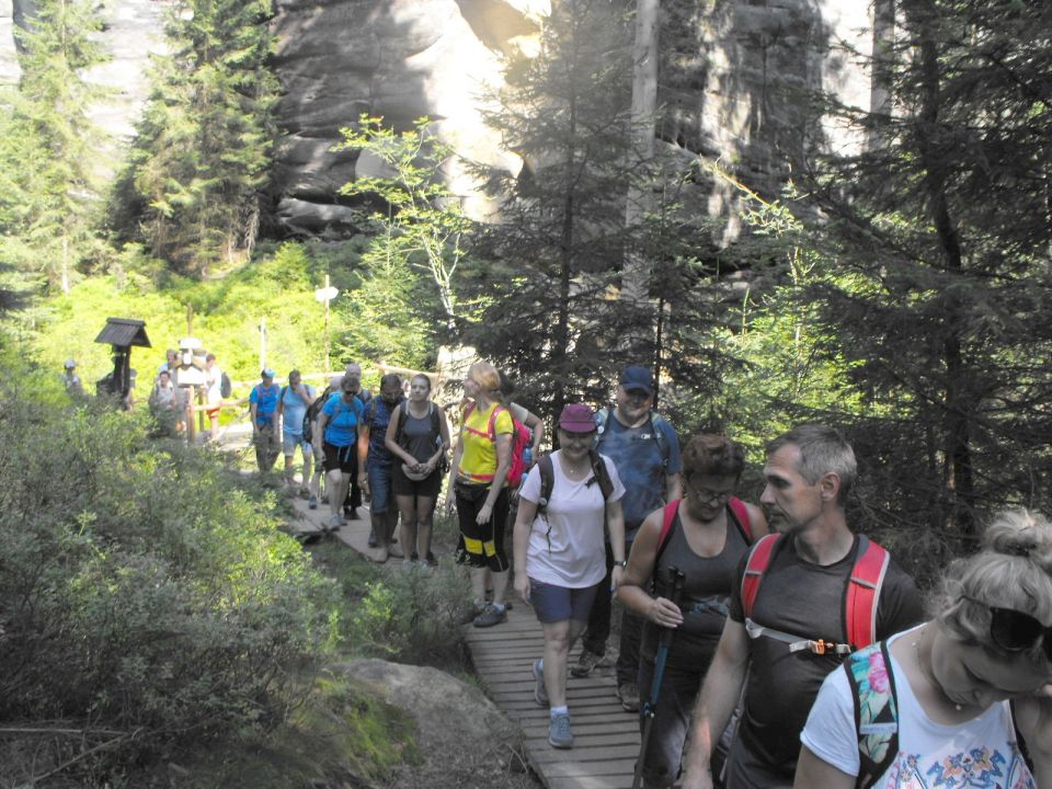 Wycieczka Broumovská vrchovina s002 - PTTK Strzelin