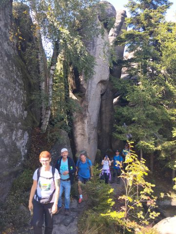 Wycieczka Broumovské stěny s119 - PTTK Strzelin