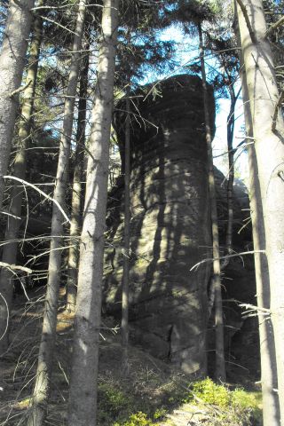 Božanovský Špičák Broumovské stěny s15 - PTTK Strzelin