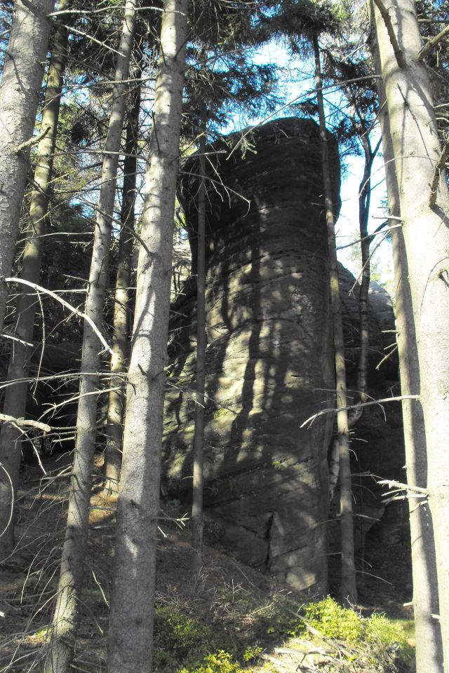 Broumovské stěny Božanovský Špičák s003 - PTTK Strzelin