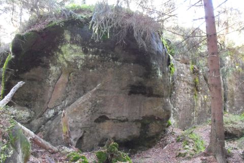 Božanovský Špičák Broumovské stěny s17 - PTTK Strzelin