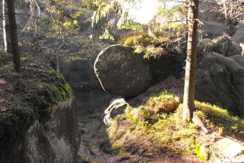 Božanovský Špičák Broumovské stěny s21 - PTTK Strzelin
