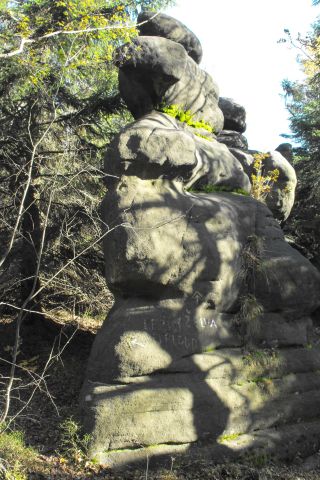 Božanovský Špičák Broumovské stěny s33 - PTTK Strzelin