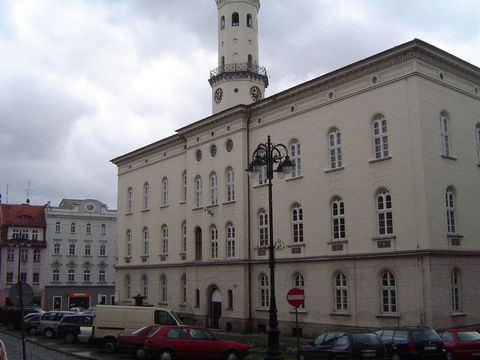 Bystrzyca K�odzka - ratusz w Rynku