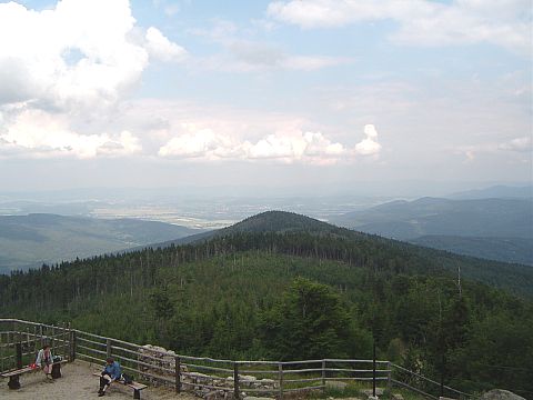 Wysoki Kamie� - widok w stron� Jeleniej G�ry