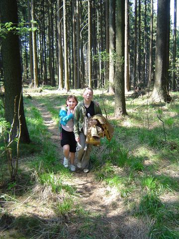 G�ry Kamienne - podej�cie na g�r� Jatki s012 - PTTK Strzelin