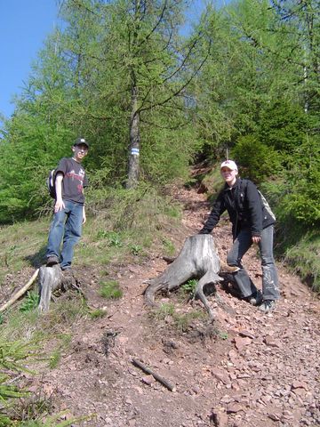 G�ry Kamienne - podej�cie na W�ostow� s034 - PTTK Strzelin