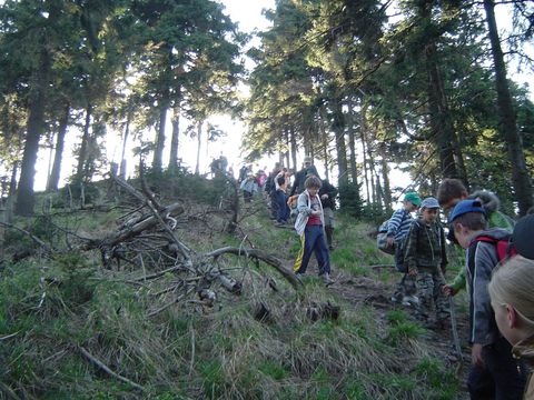 G�ry Kamienne - zej�cie z Kostrzyny s051 - PTTK Strzelin